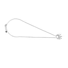 Sterling Silver Half Round Minimalistic Necklace