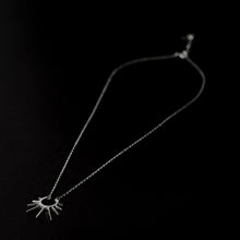 Sterling Silver Half Round Minimalistic Necklace