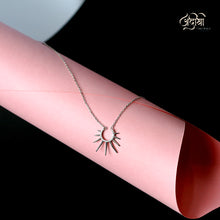 Sterling Silver Half Round Minimalistic Necklace