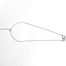 Sterling Interlocked Heart Necklace