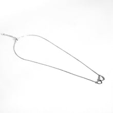 Sterling Silver Half Round Minimalistic Necklace