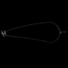 Sparkling Zig Zag Minimalistic Necklace