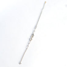 Sparkling Infinity Heart Link Bracelet