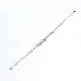 Sparkling Infinity Heart Link Bracelet