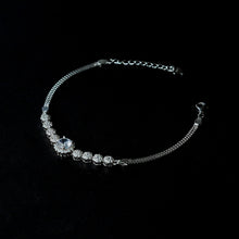 Silver Solitaire Bracelet