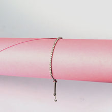 Silver Tennis Bracelet – Single Line