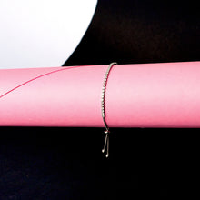 Silver Tennis Bracelet – Single Line