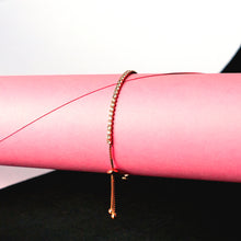 Silver Tennis Rose Gold Plated Bracelet