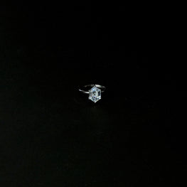 Stunning Hexagon Cut Solitaire Ring