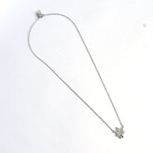 STERLING MAPLE LEAF MINIMALIST NECKLACE