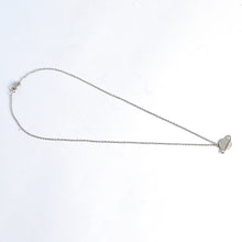 Silver Jupiter Zircon Minimalistic Necklace