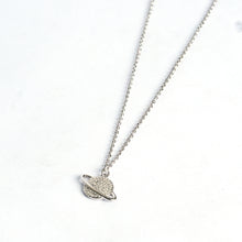 Silver Jupiter Zircon Minimalistic Necklace
