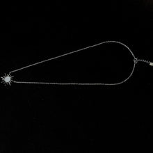 Sterling Zircon Sun Minimalistic Necklace