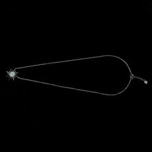 Sterling Zircon Sun Minimalistic Necklace