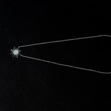 Sterling Zircon Sun Minimalistic Necklace