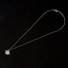 Silver Jupiter Zircon Minimalistic Necklace