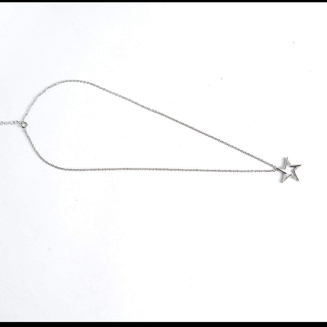 Silver Star Minimalistic Necklace