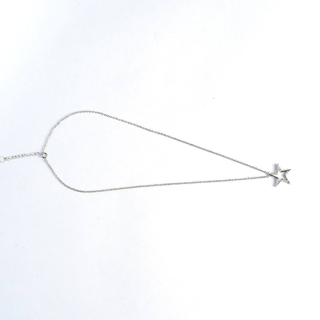 Silver Star Minimalistic Necklace
