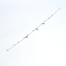 Silver Infinity Zircon with Evil Eye