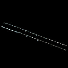 Silver Infinity Zircon with Evil Eye