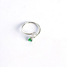 Radiant Emrald Cut Solitaire Adjustable Ring