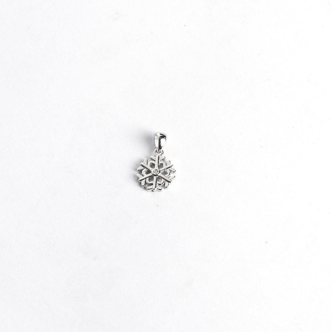 Sparkling Snow Crystal Pendant
