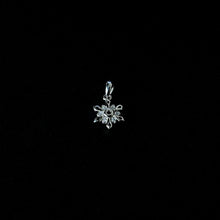 Sterling Snow Crystal Pendant